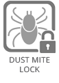 Dust mite lock